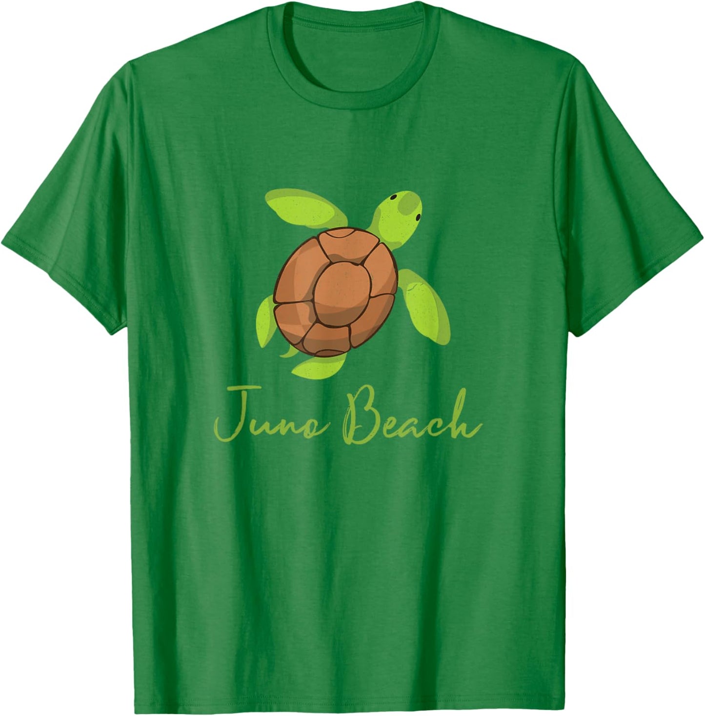 Juno Beach Florida Coastal Wildlife Loggerhead Turtle T-Shirt - T-Shirt | Irish Green