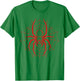 Big halloween Spiders insect minimalist simple Spider T-Shirt - T-Shirt | Irish Green