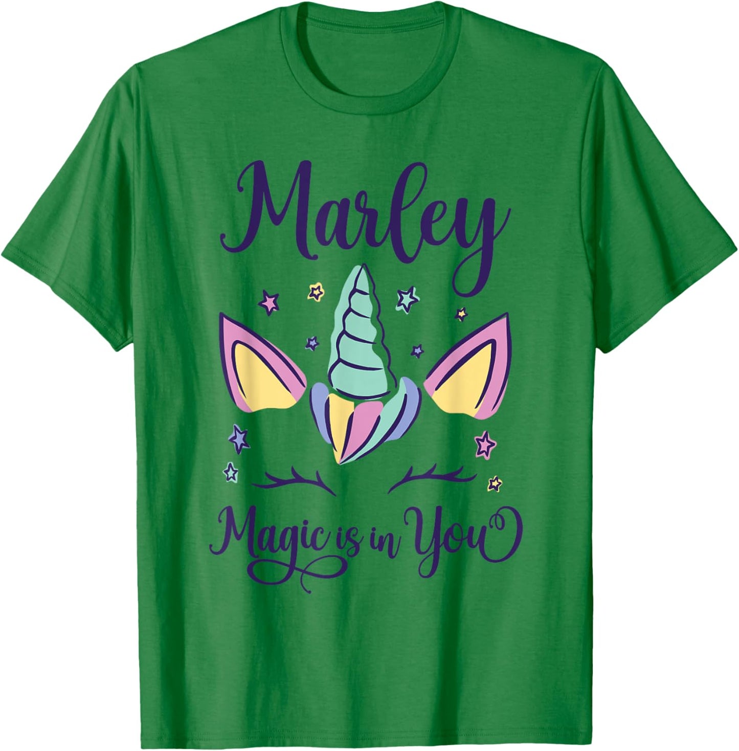 First Name Marley Personalized I Love Marley T-Shirt - T-Shirt | Irish Green