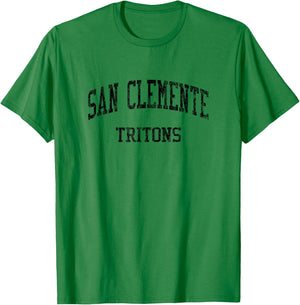 San Clemente High School HS San Clemente CA Vintage Sports T-Shirt - T-Shirt | Irish Green