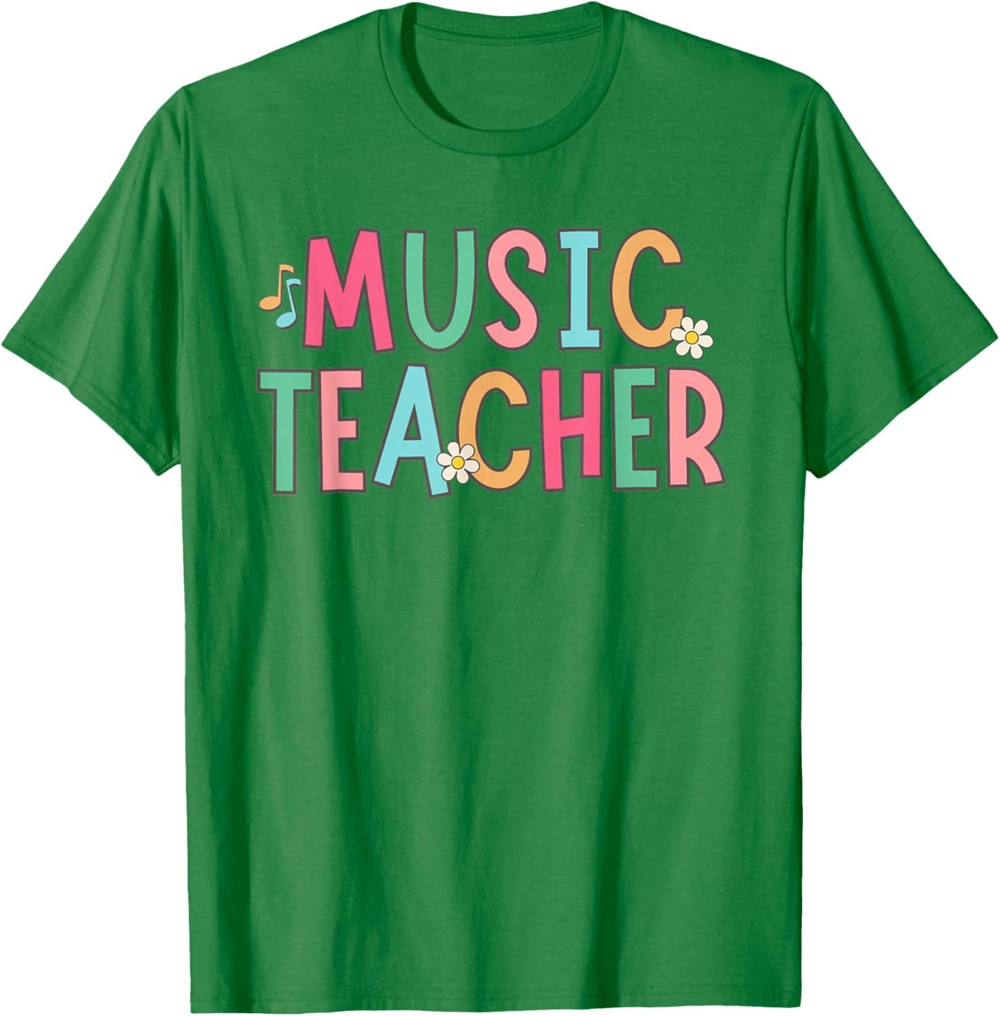 Women Music Teacher First Day of School Elementary School T-Shirt - T-Shirt | Irish Green
