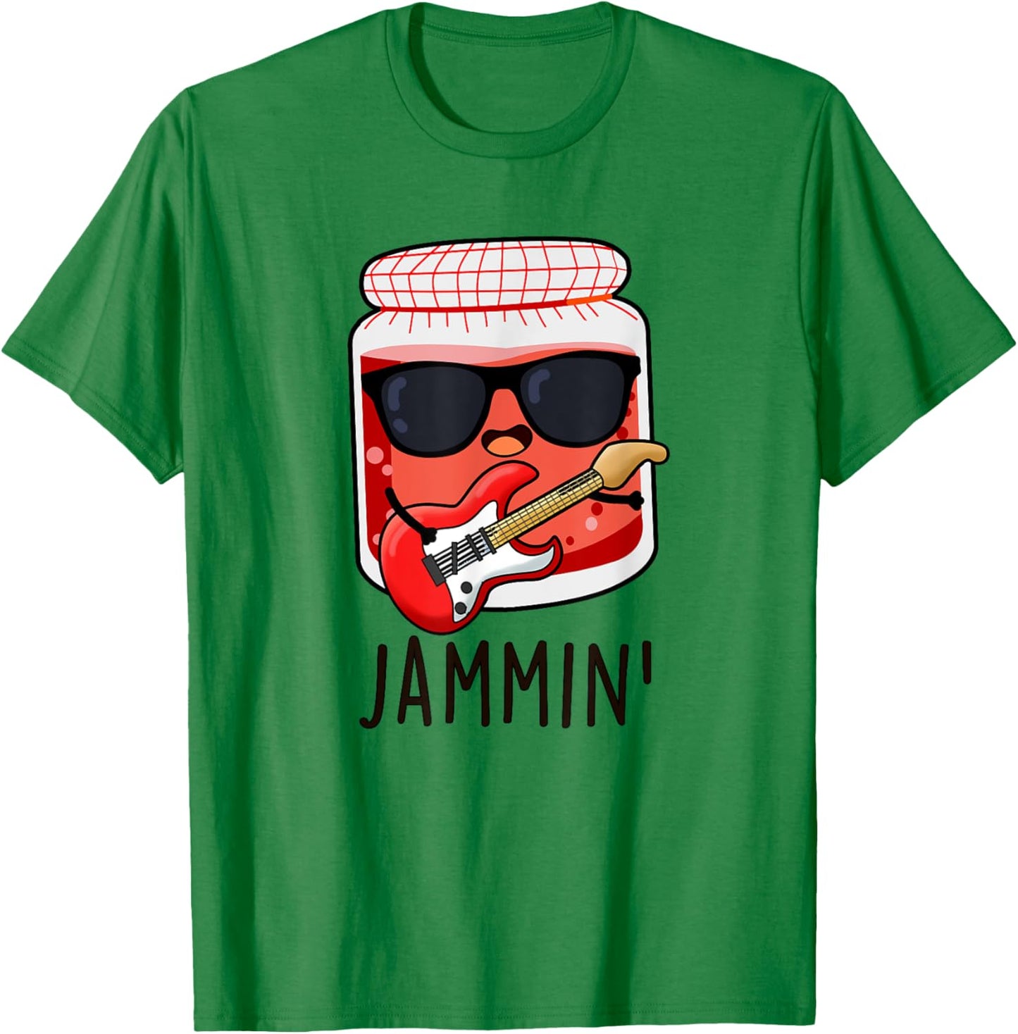 Jammin Funny Jam Pun T-Shirt - T-Shirt | Irish Green