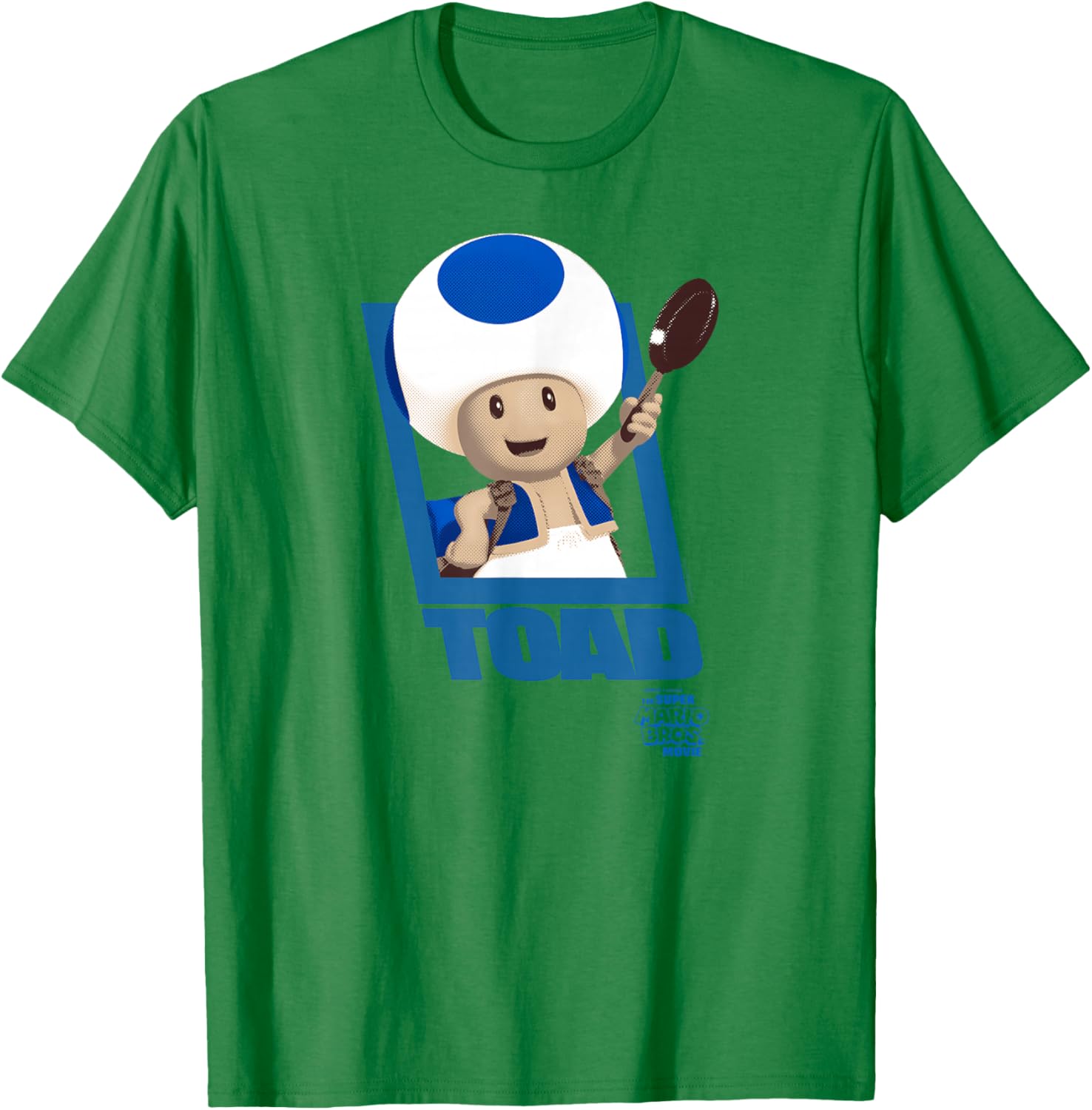 The Super Mario Bros. Movie Toad Poster T-Shirt - T-Shirt | Irish Green