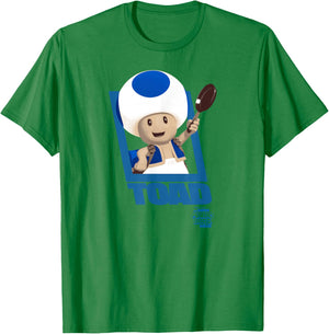The Super Mario Bros. Movie Toad Poster T-Shirt - T-Shirt | Irish Green