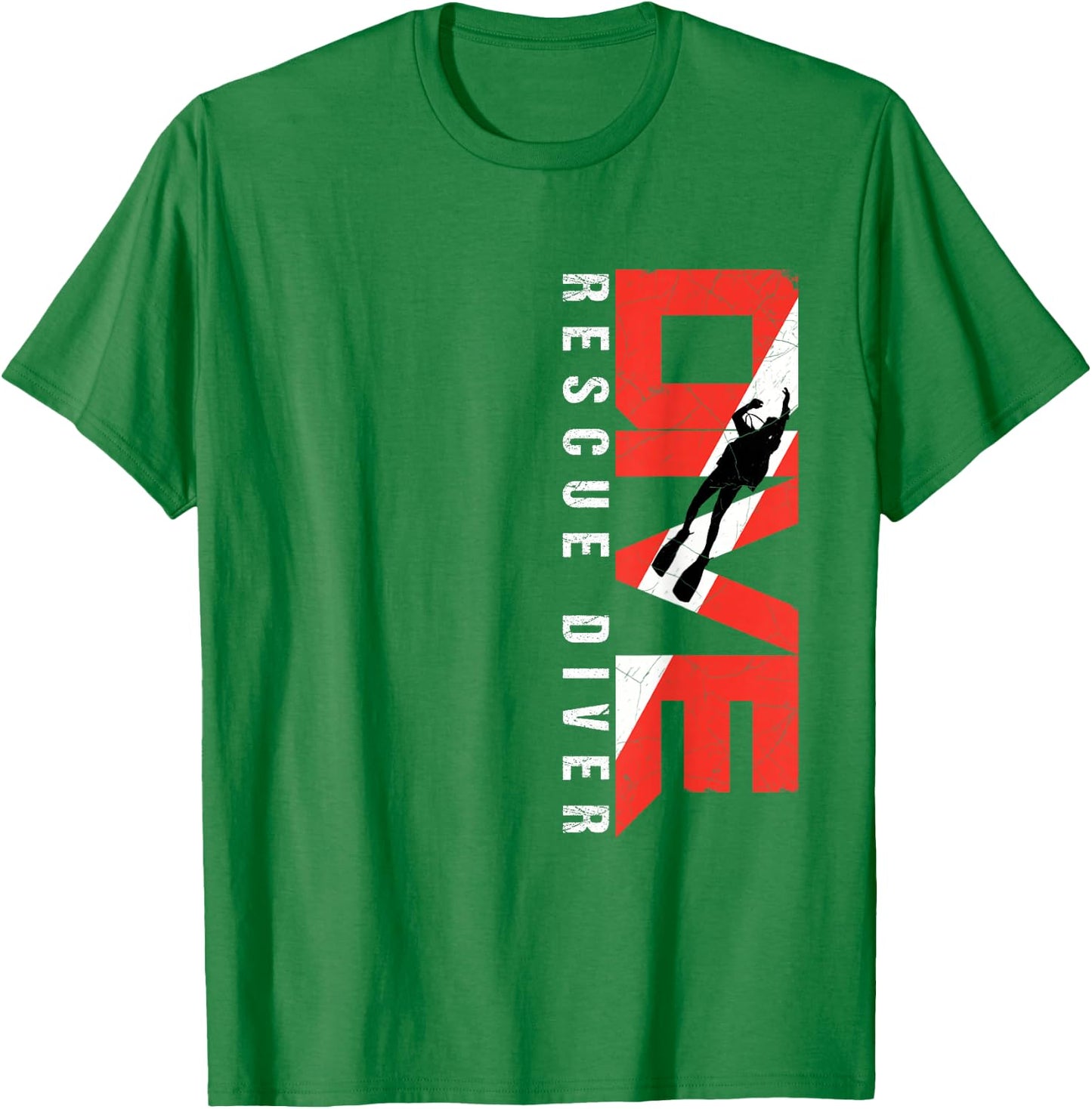 Scuba Dive Rescue Diver T-Shirt - T-Shirt | Irish Green