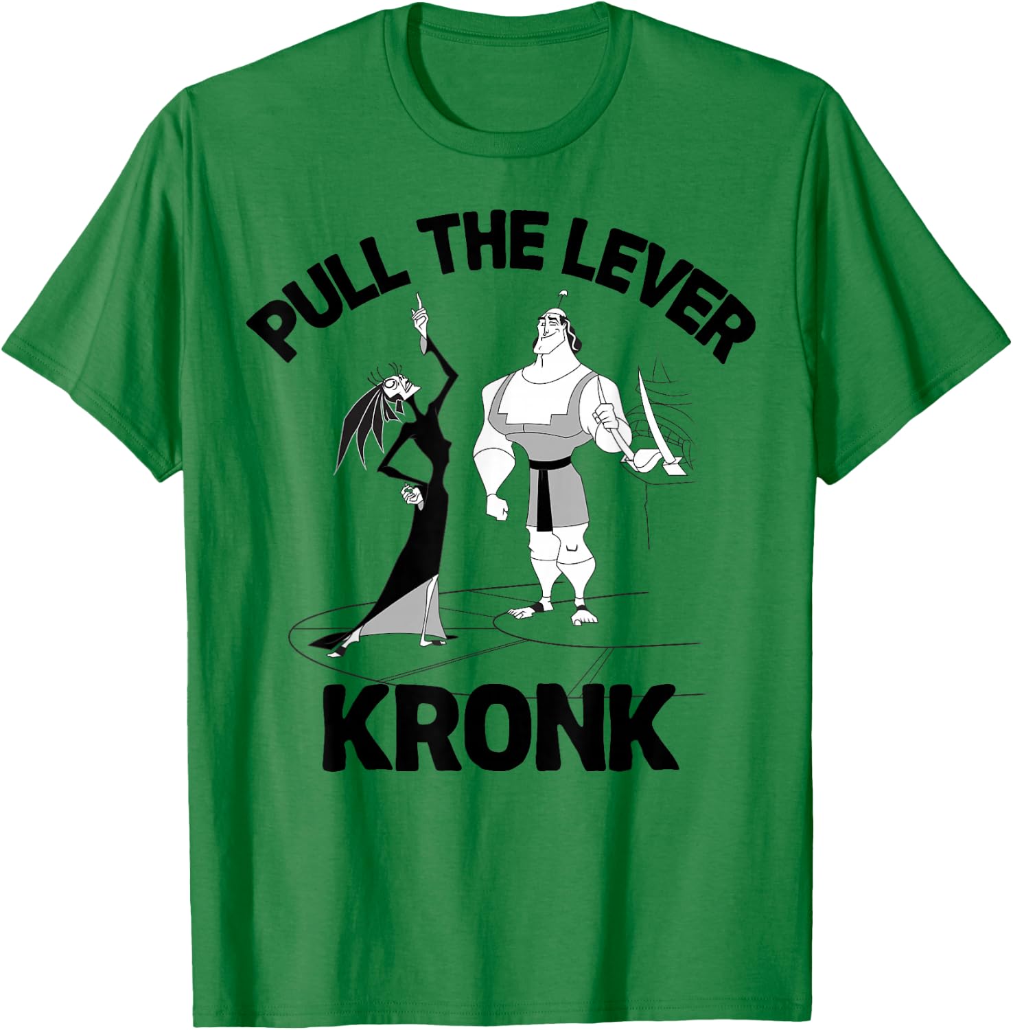 Disney Emperor's New Groove Yzma Kronk Quote Graphic T-Shirt - T-Shirt | Irish Green