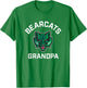 Binghamton University Bearcats Arched Grandpa T-Shirt - T-Shirt | Irish Green