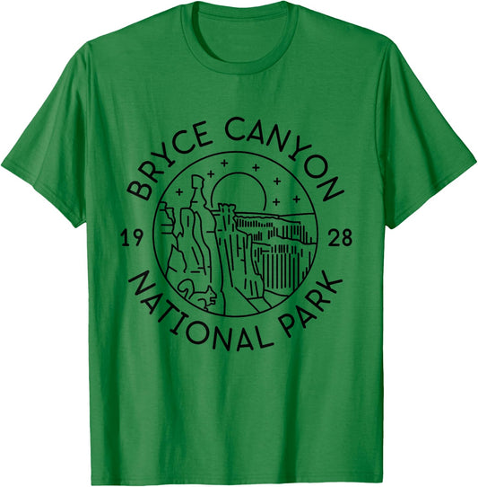 Bryce Canyon National Park 1928 Utah T-Shirt - T-Shirt | Irish Green