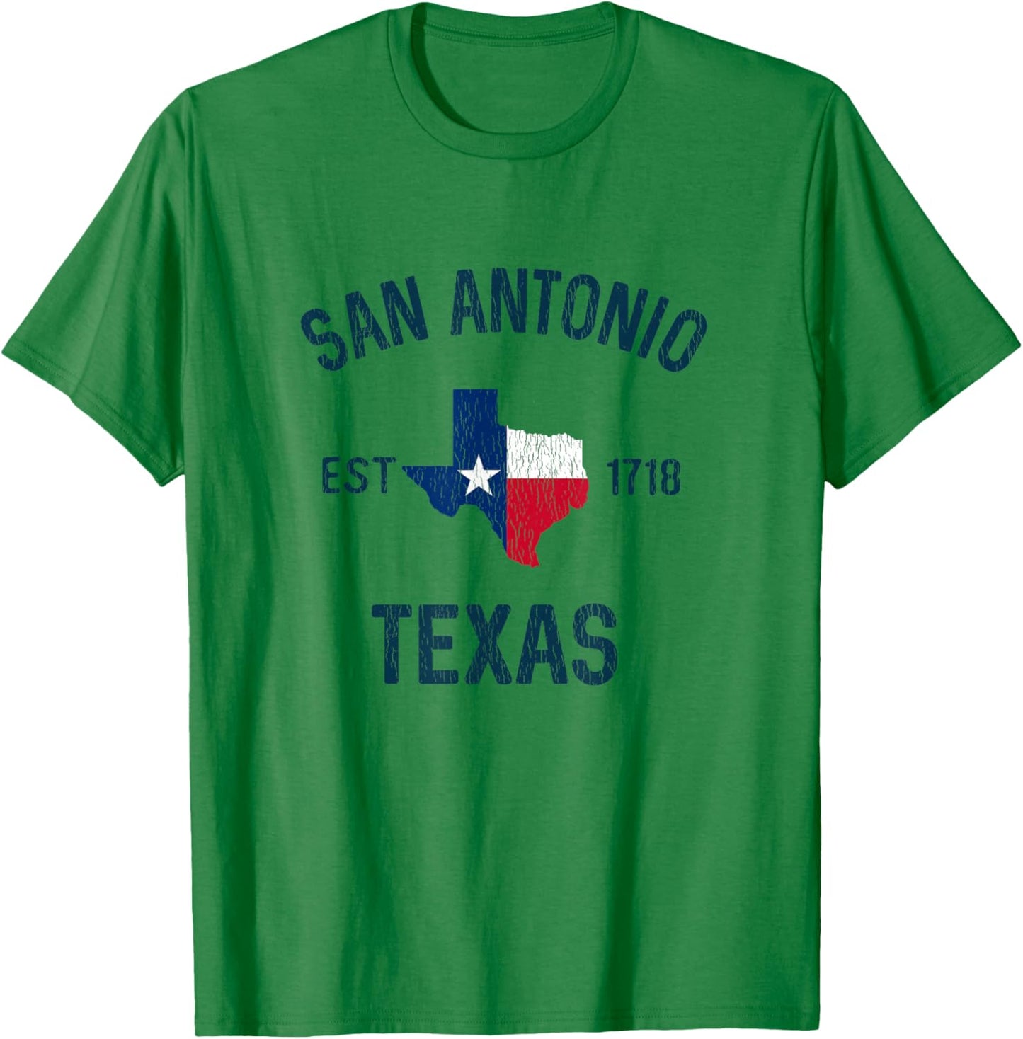 San Antonio Texas Gifts Souvenirs EST 1718 San Antonio TX T-Shirt - T-Shirt | Irish Green