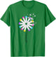 Phlebotomist Nurse Dandelion Butterflies Needle Rainbow T-Shirt - T-Shirt | Irish Green