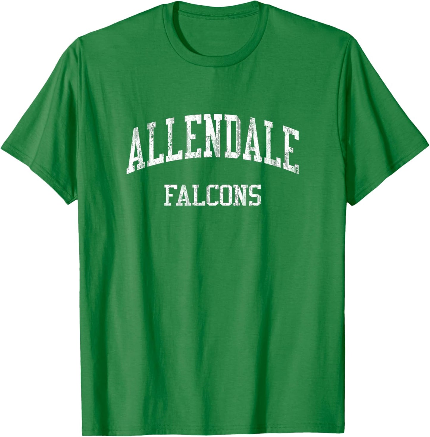 Allendale High School HS Allendale MI Vintage Sports T-Shirt - T-Shirt | Irish Green