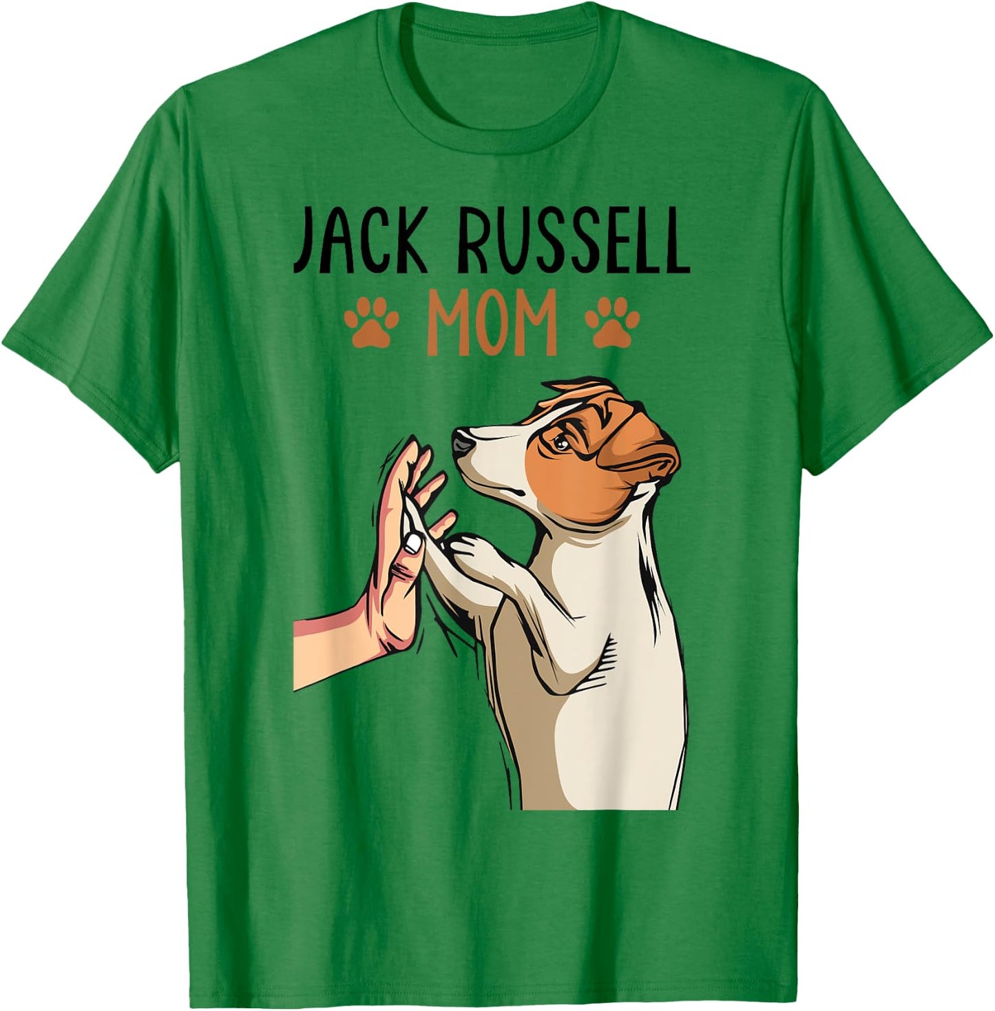 Jack Russell Terrier Mom Cute Dog Mama Funny Women T-Shirt - T-Shirt | Irish Green