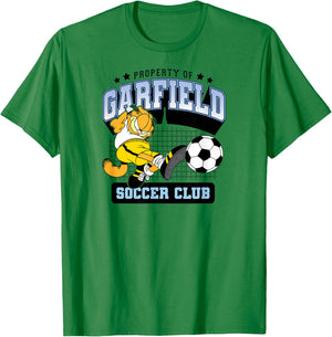 Garfield - Soccer Club Goal Kick T-Shirt - T-Shirt | Irish Green
