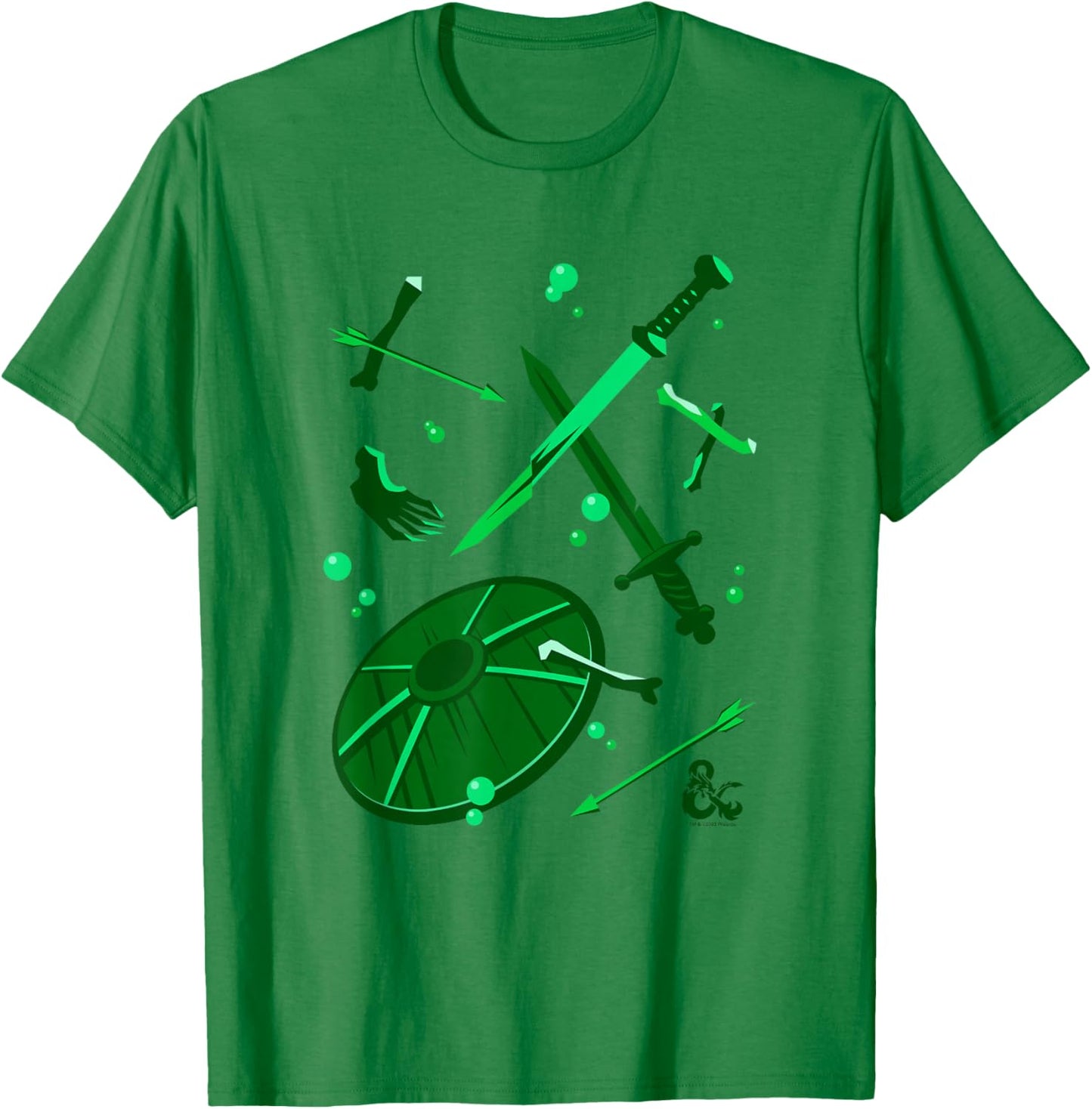 Dungeons & Dragons Halloween A Gelatinous Cube Attack T-Shirt - T-Shirt | Irish Green