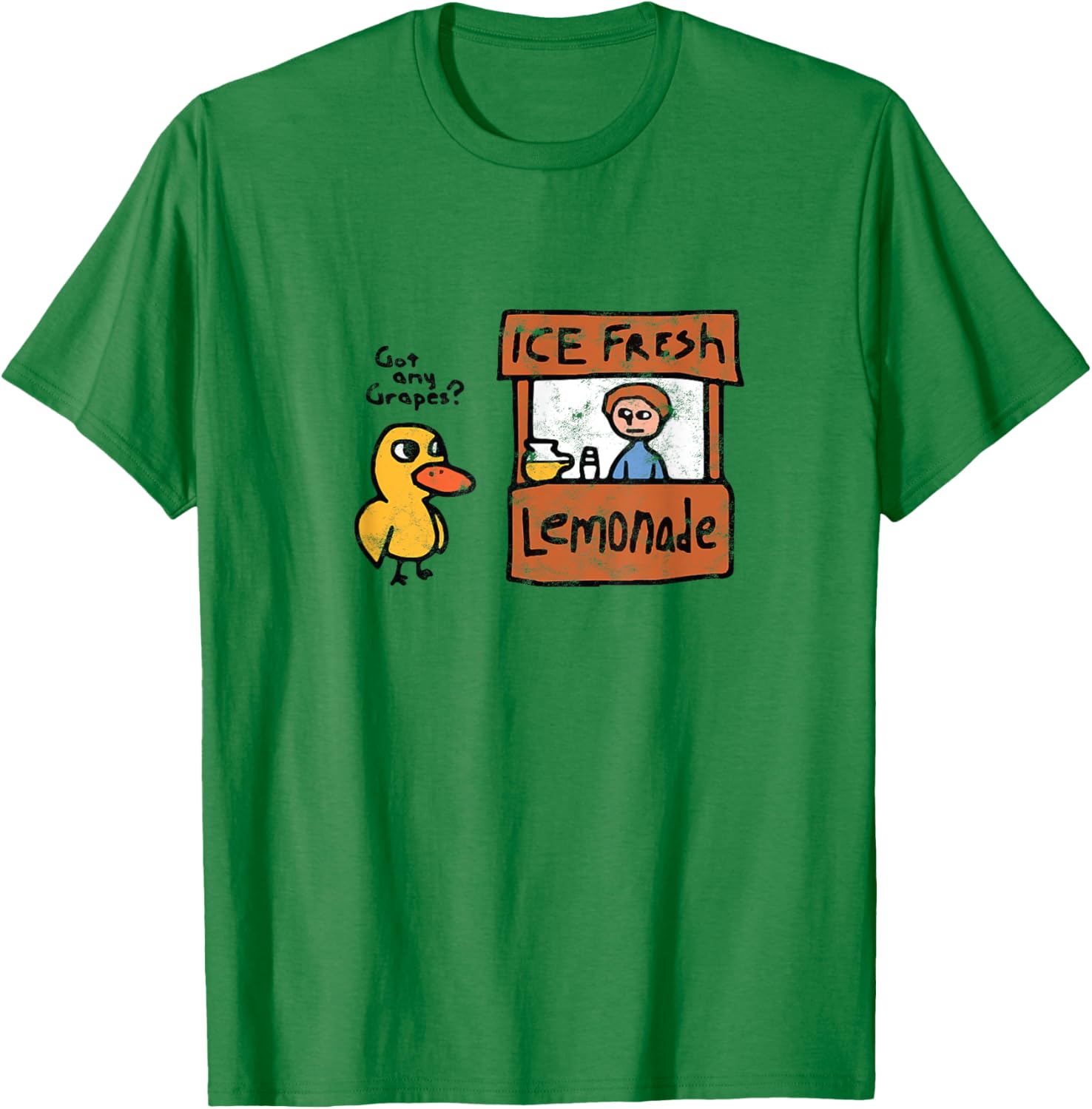 GOT ANY GRAPES? - Inquiry T-Shirt - T-Shirt | Irish Green