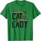 Cat Lady - Funny Monarch Butterfly Caterpillar T-Shirt - T-Shirt | Irish Green