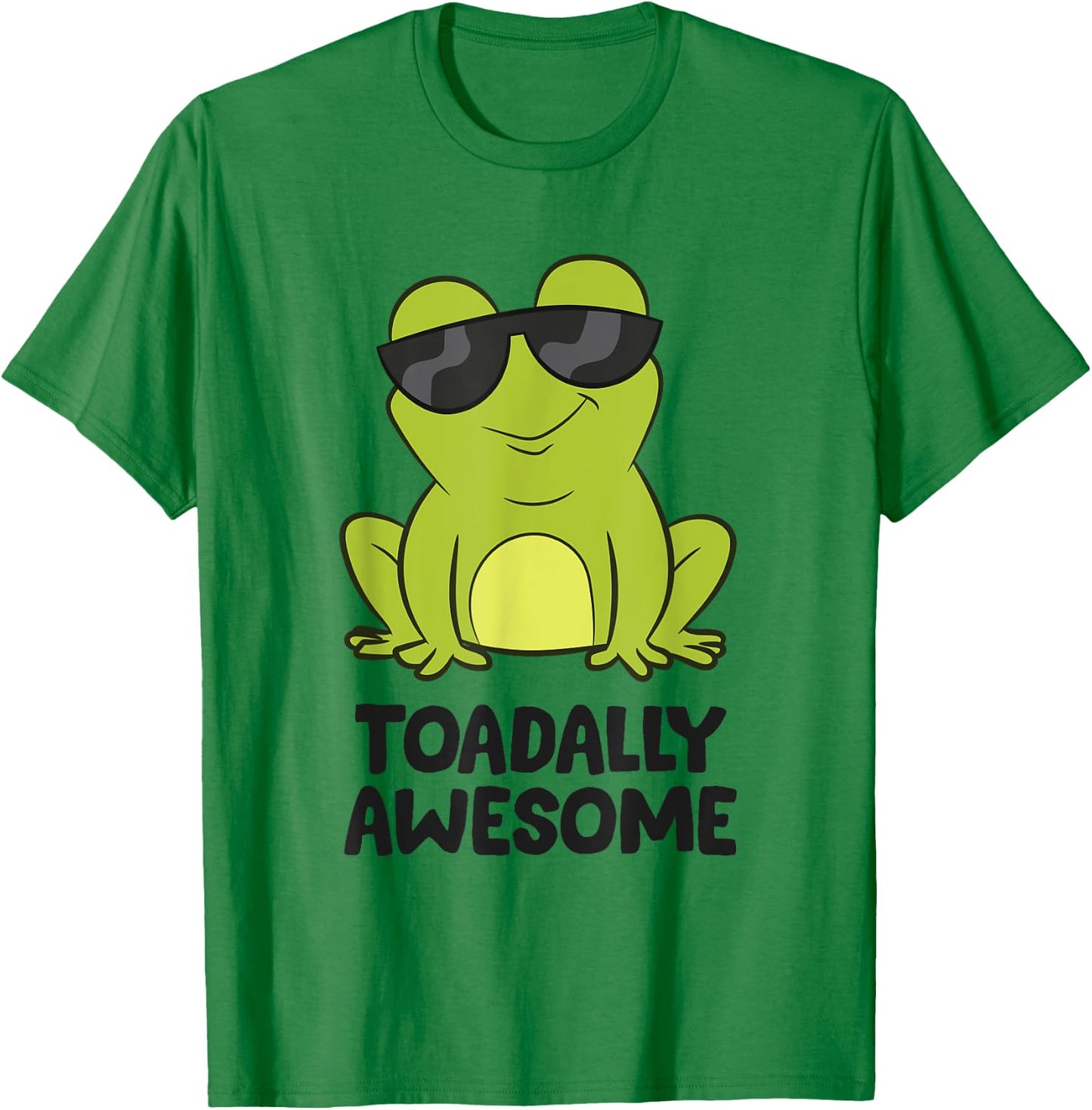 Toadally Awesome Funny Frog Saying Funny Toads T-Shirt - T-Shirt | Irish Green