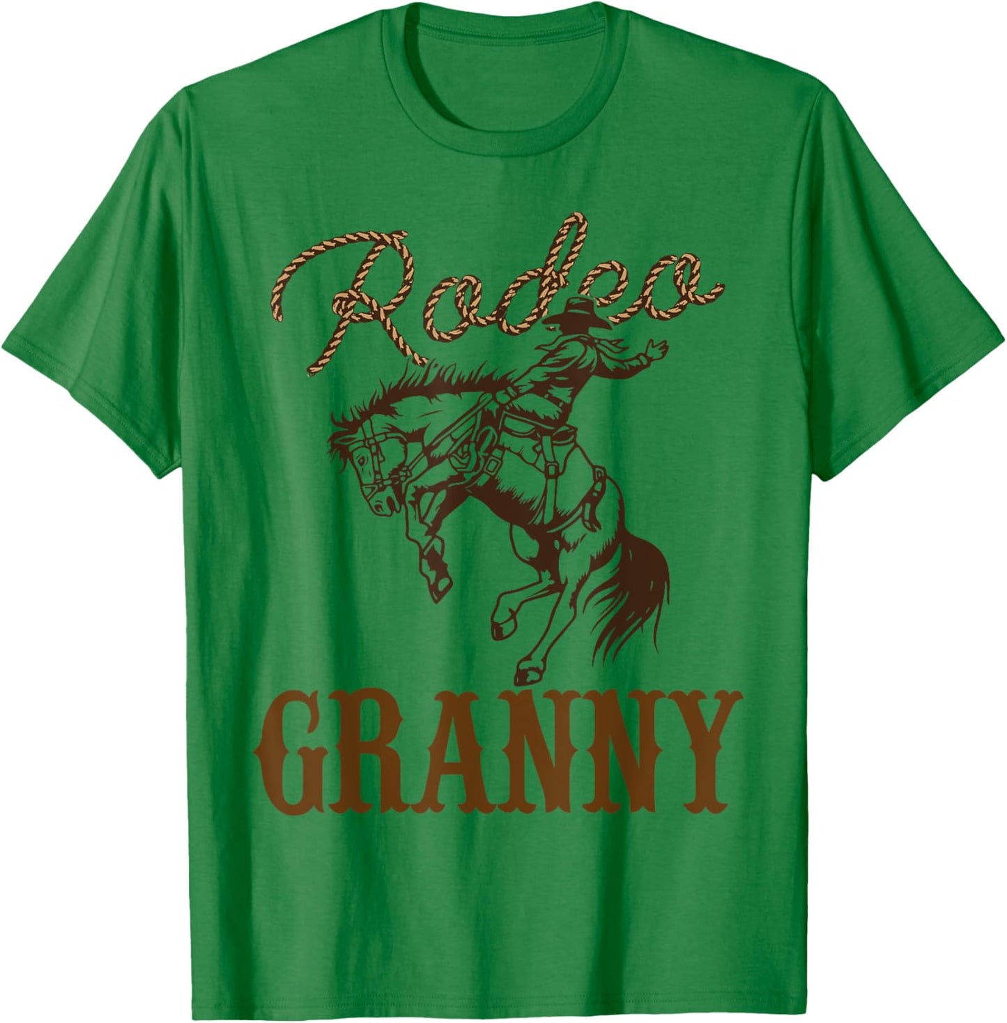 Granny Birthday Cowboy Cowgirl Western Rodeo Grandma Party T-Shirt - T-Shirt | Irish Green