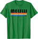 Melilli, Italy Retro 70s 80s Style T-Shirt - T-Shirt | Irish Green