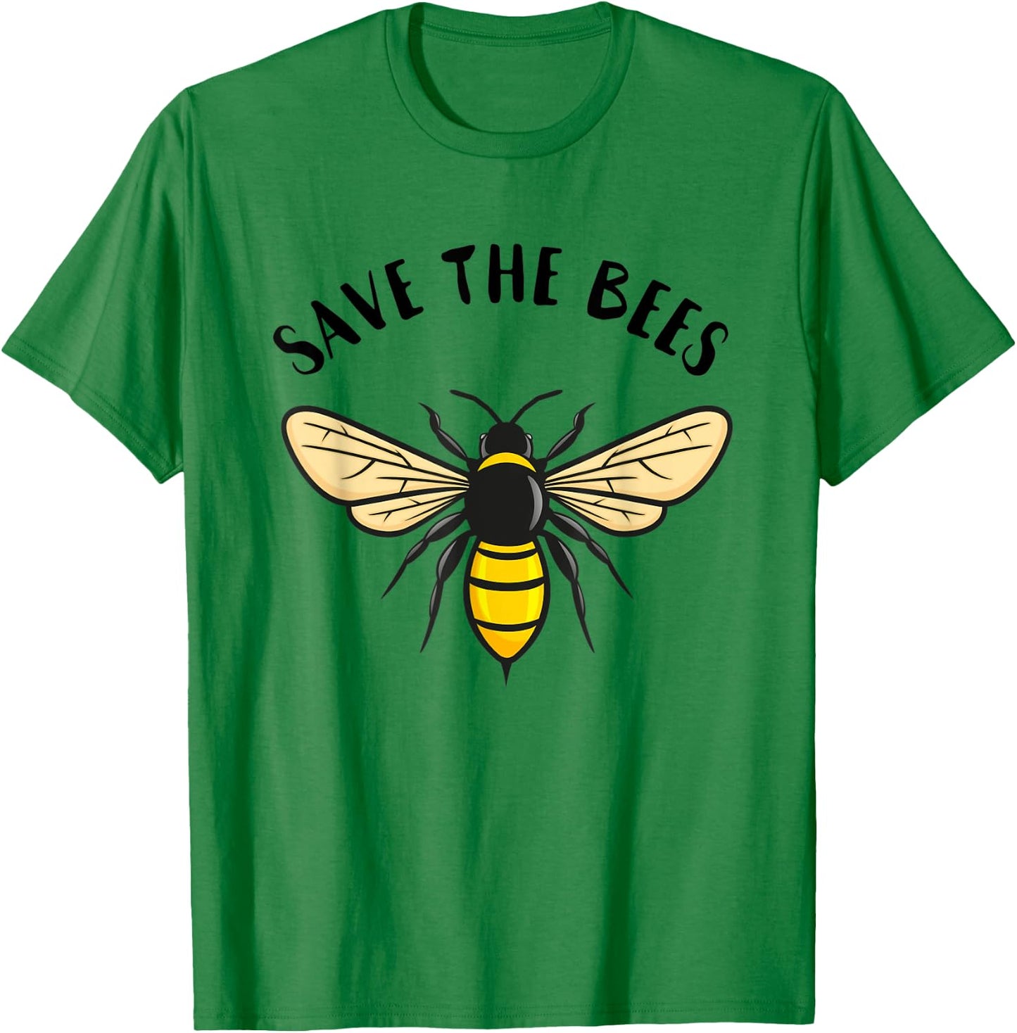 Save the Bees | Save Our Planet Beekeeper Honey Earth Day T-Shirt - T-Shirt | Irish Green