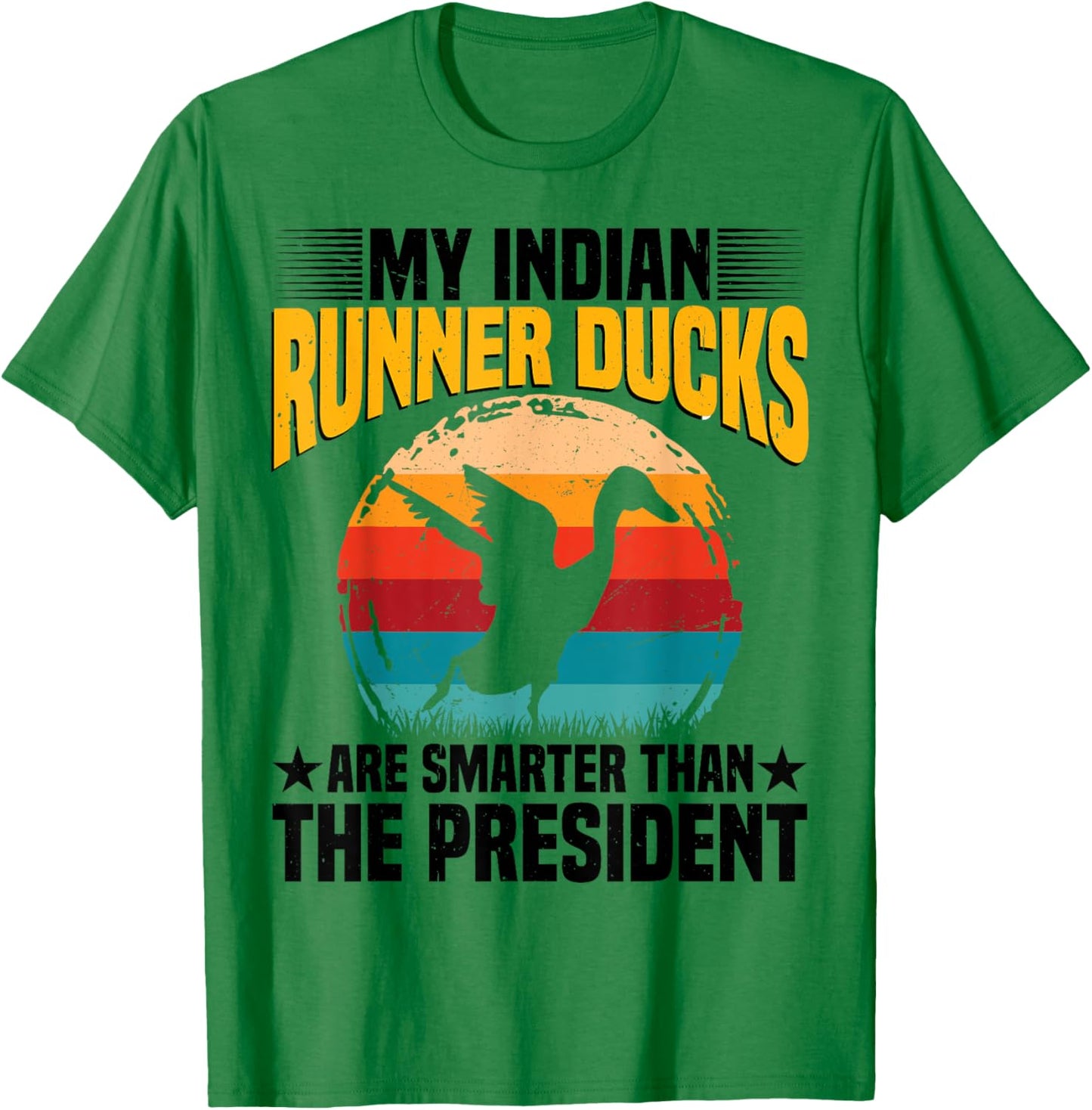 Duck Owner Indian Runner Duck Food Indian Runner Duck Toys T-Shirt - T-Shirt | Irish Green
