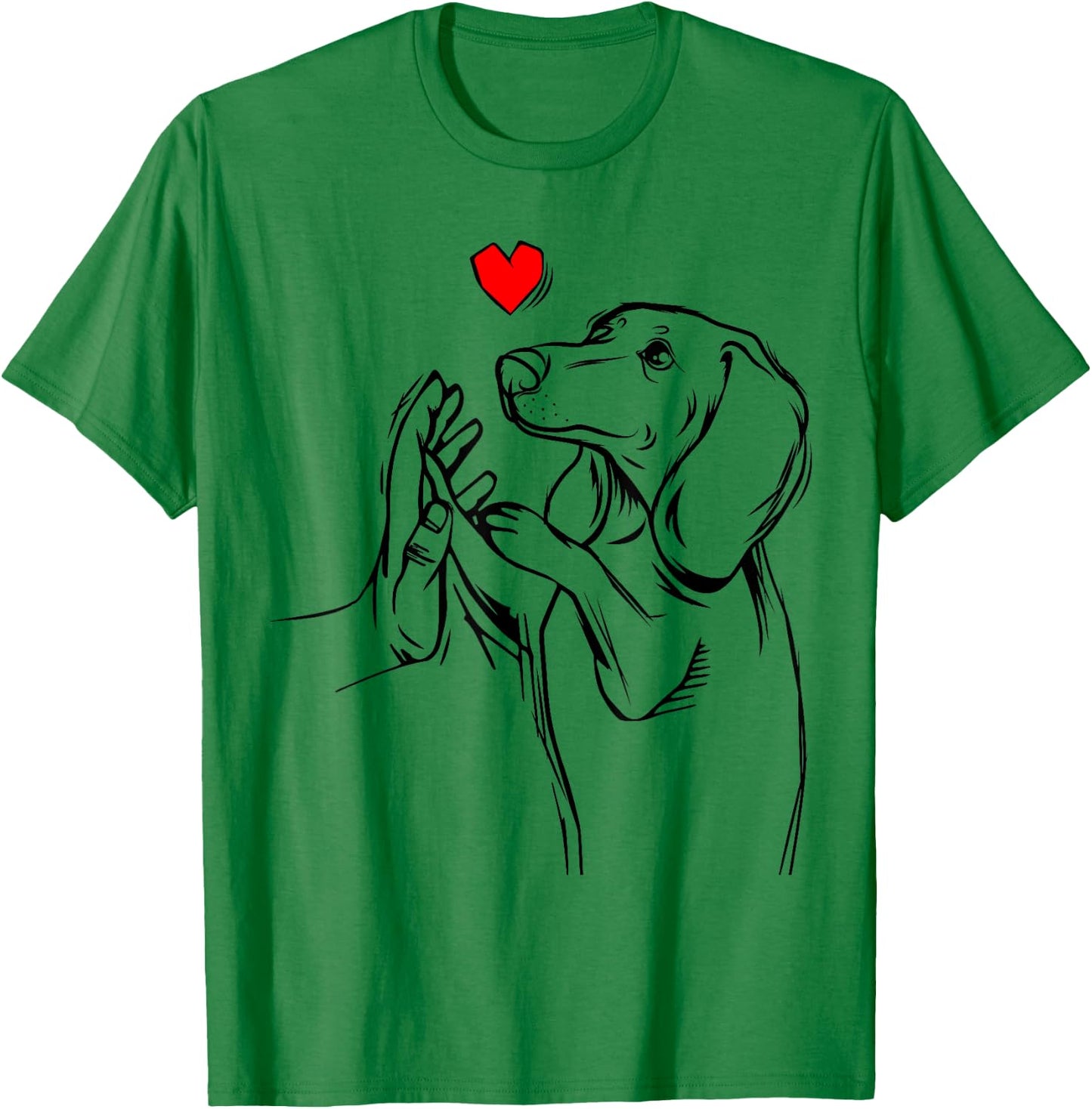 Dachshund Love Cute Weiner Dog Mom Funny Girls Gift T-Shirt - T-Shirt | Irish Green
