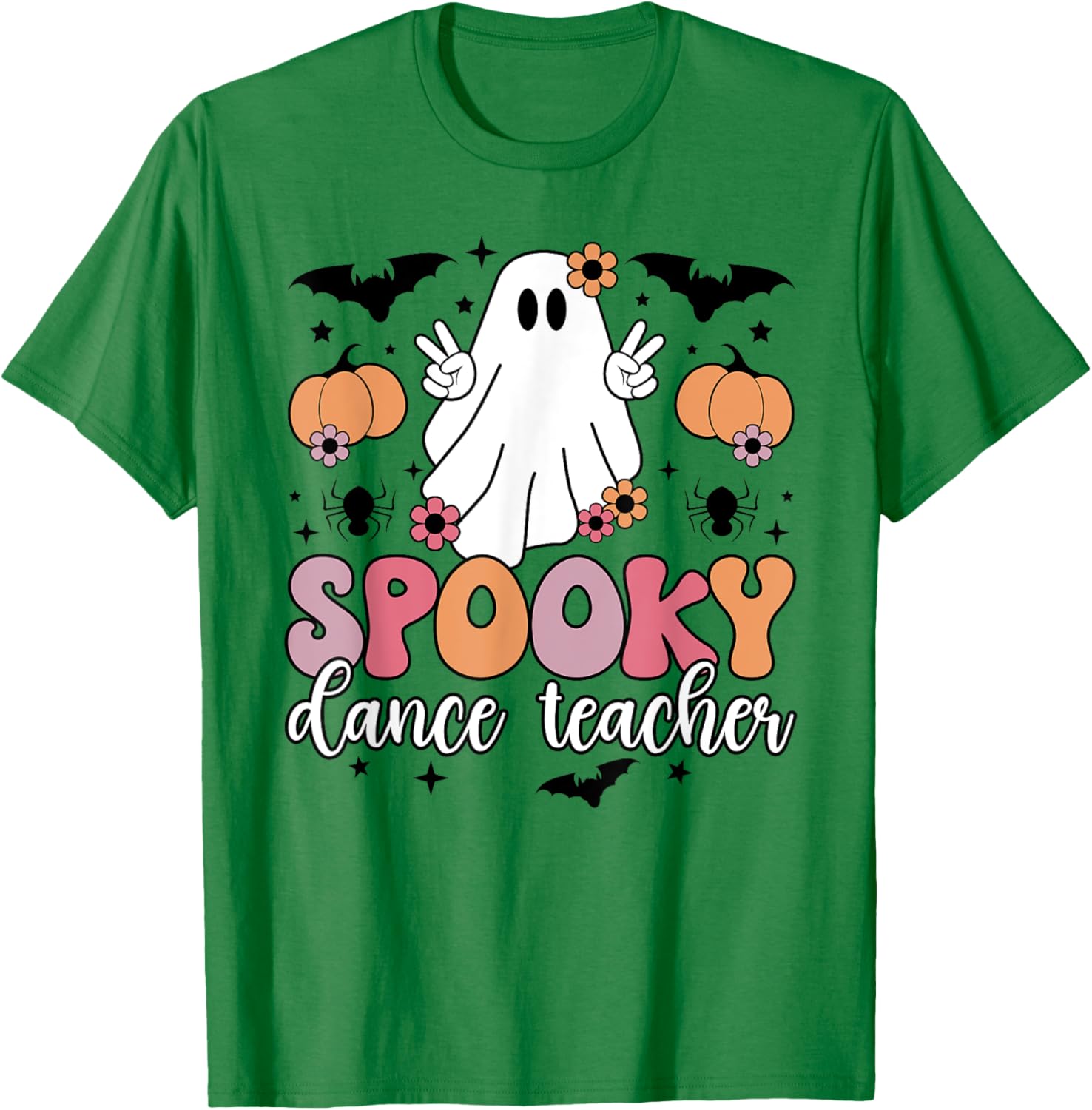 Spooky Dance Teacher Halloween Dance Instructor Men Women T-Shirt - T-Shirt | Irish Green
