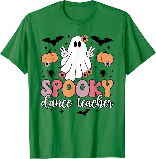 Spooky Dance Teacher Halloween Dance Instructor Men Women T-Shirt - T-Shirt | Irish Green