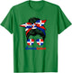 Cute Dominican Girl Women Republica Dominicana Flag Republic T-Shirt - T-Shirt | Irish Green
