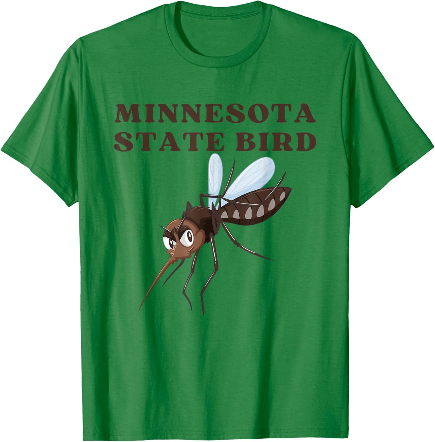 Funny Mosquito Minnesota State Bird T-Shirt - T-Shirt | Irish Green