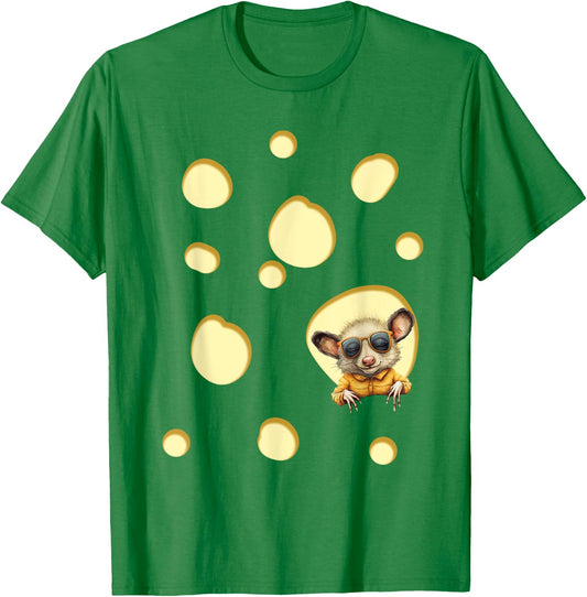 Swiss Cheese Costume T-Shirt - T-Shirt | Irish Green