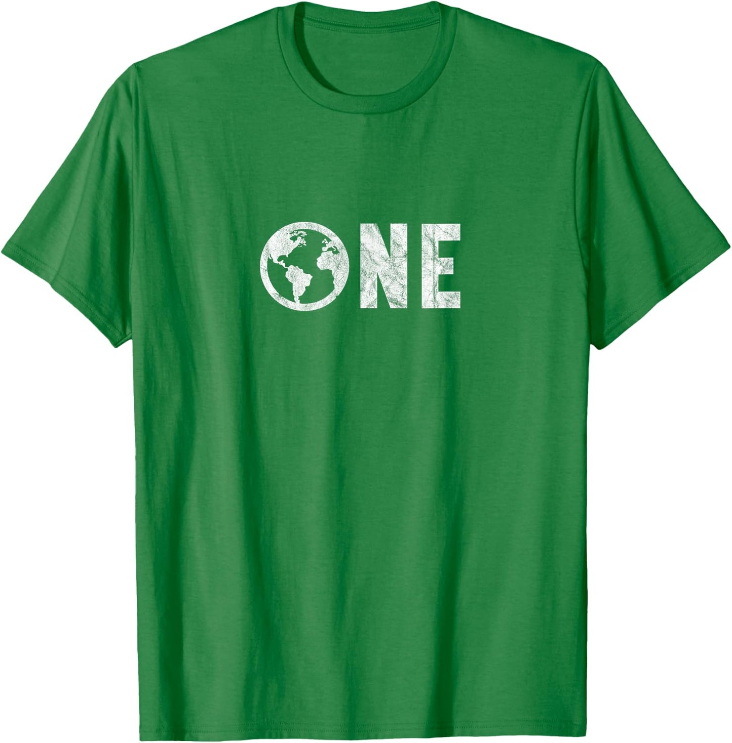 One Planet Earth Day 51st Anniversary Retro Child or Teacher T-Shirt - T-Shirt | Irish Green