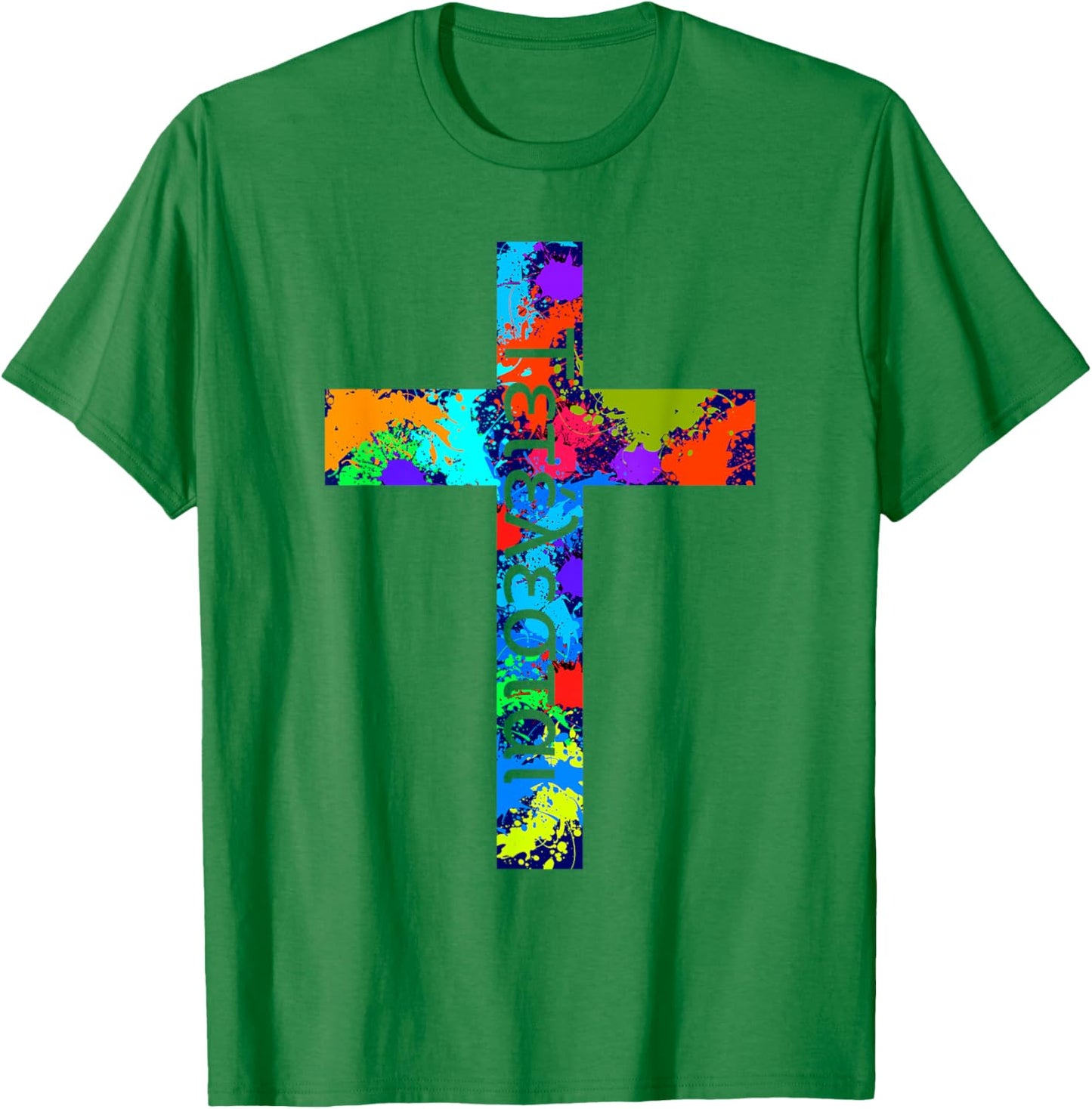 Tetelestai Greek Christian Faith Jesus Christ T-Shirt - T-Shirt | Irish Green