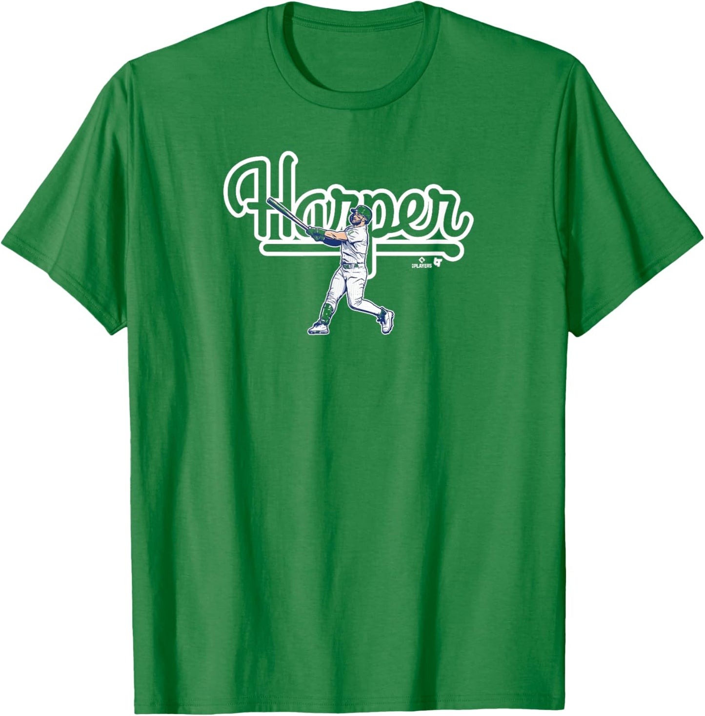 Bryce Harper - Philly Swing - Philadelphia Baseball T-Shirt - T-Shirt | Irish Green