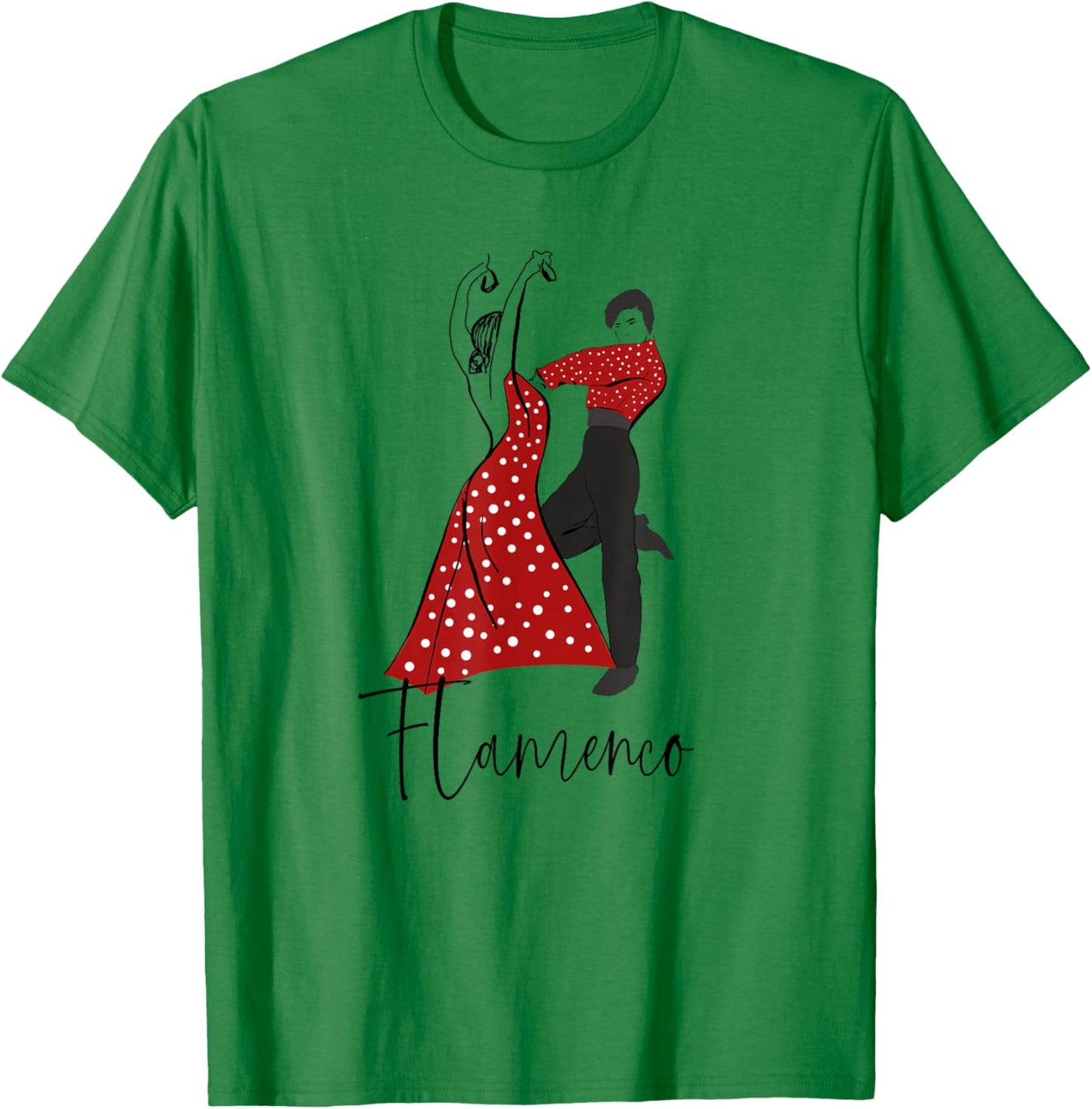 Spain Flamenco T-Shirt - T-Shirt | Irish Green