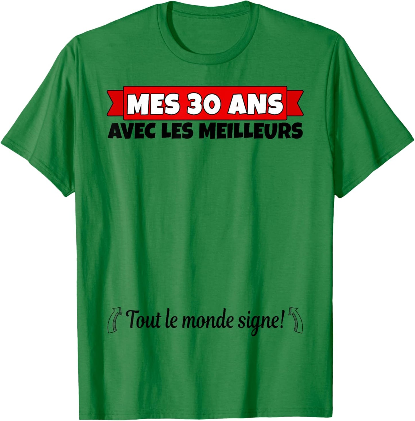 30 Years to Sign 30 Years Birthday Man Woman Anniv 30 T-Shirt - T-Shirt | Irish Green
