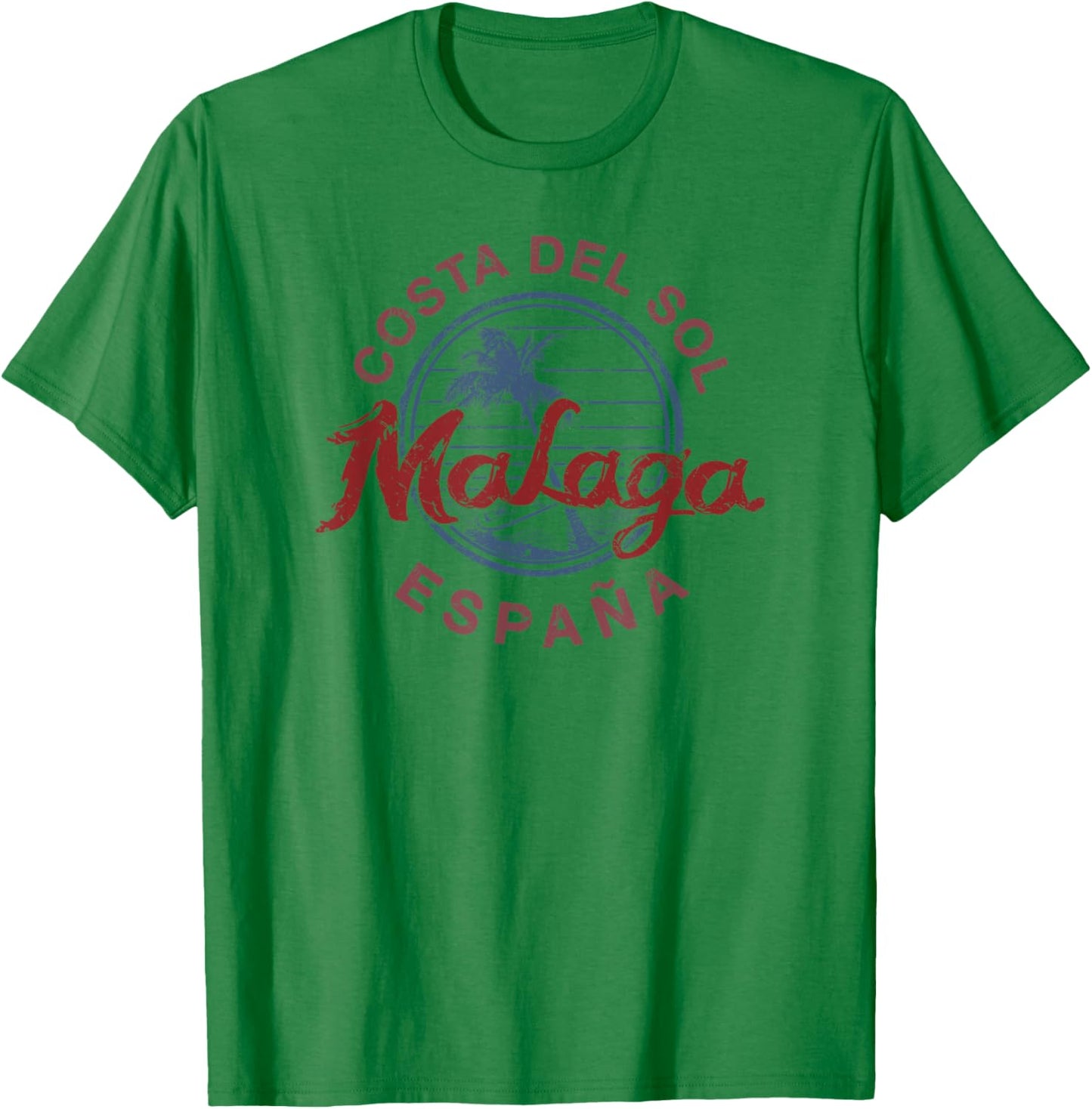 Spain Malaga Vintage Espana T-Shirt - T-Shirt | Irish Green