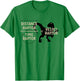 Distance Raptor Time Raptor Velociraptor Funny Dinosaur T-Shirt - T-Shirt | Irish Green