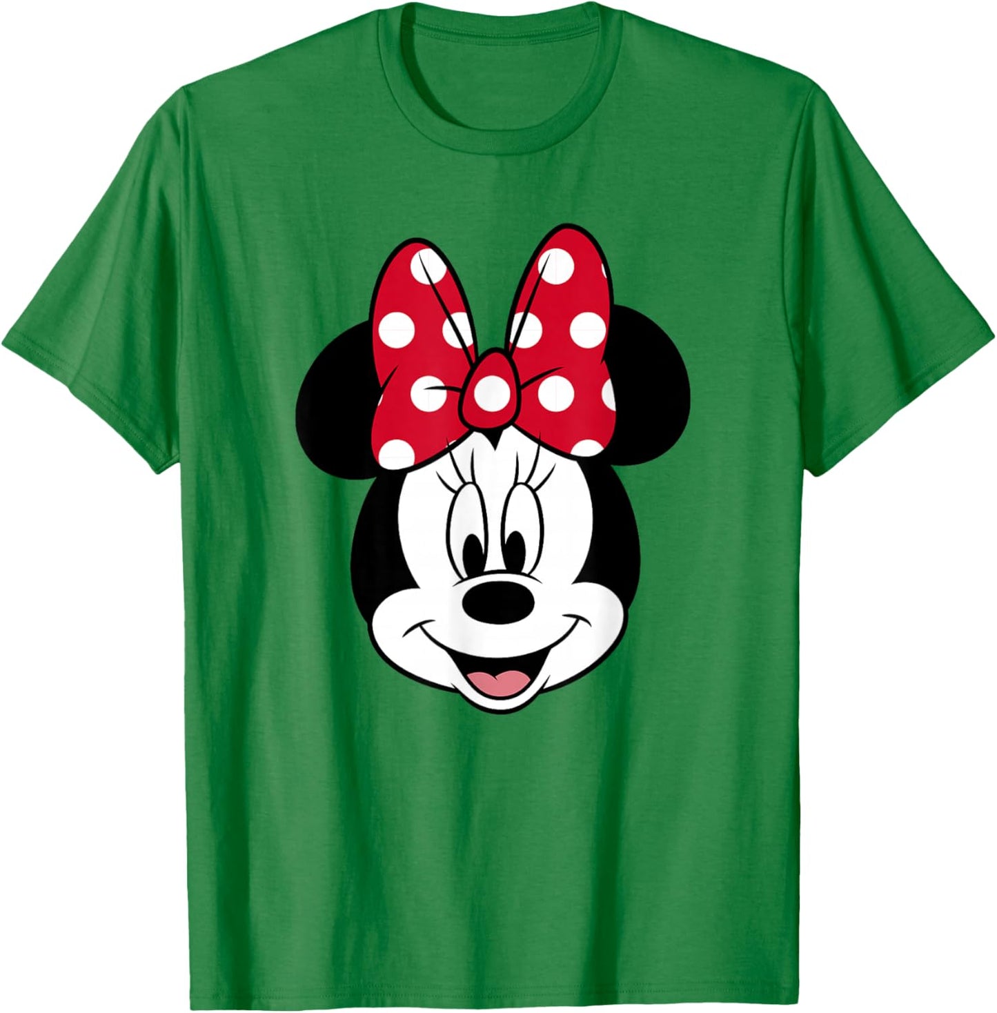 Disney Minnie Mouse Pretty Face Classic Logo T-Shirt - T-Shirt | Irish Green