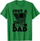 Pinball Father Arcade Game Retro Machine Just A Pinball Dad T-Shirt - T-Shirt | Irish Green