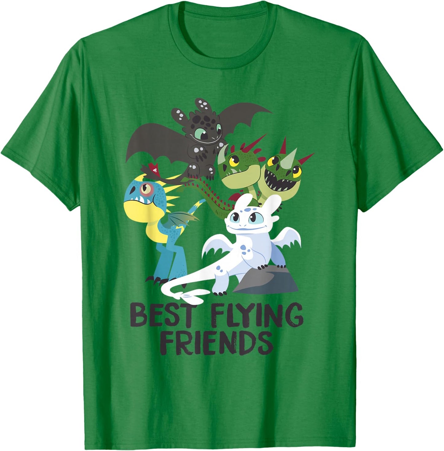 How to Train Your Dragon 3 Hidden World Best Friends T-Shirt - T-Shirt | Irish Green