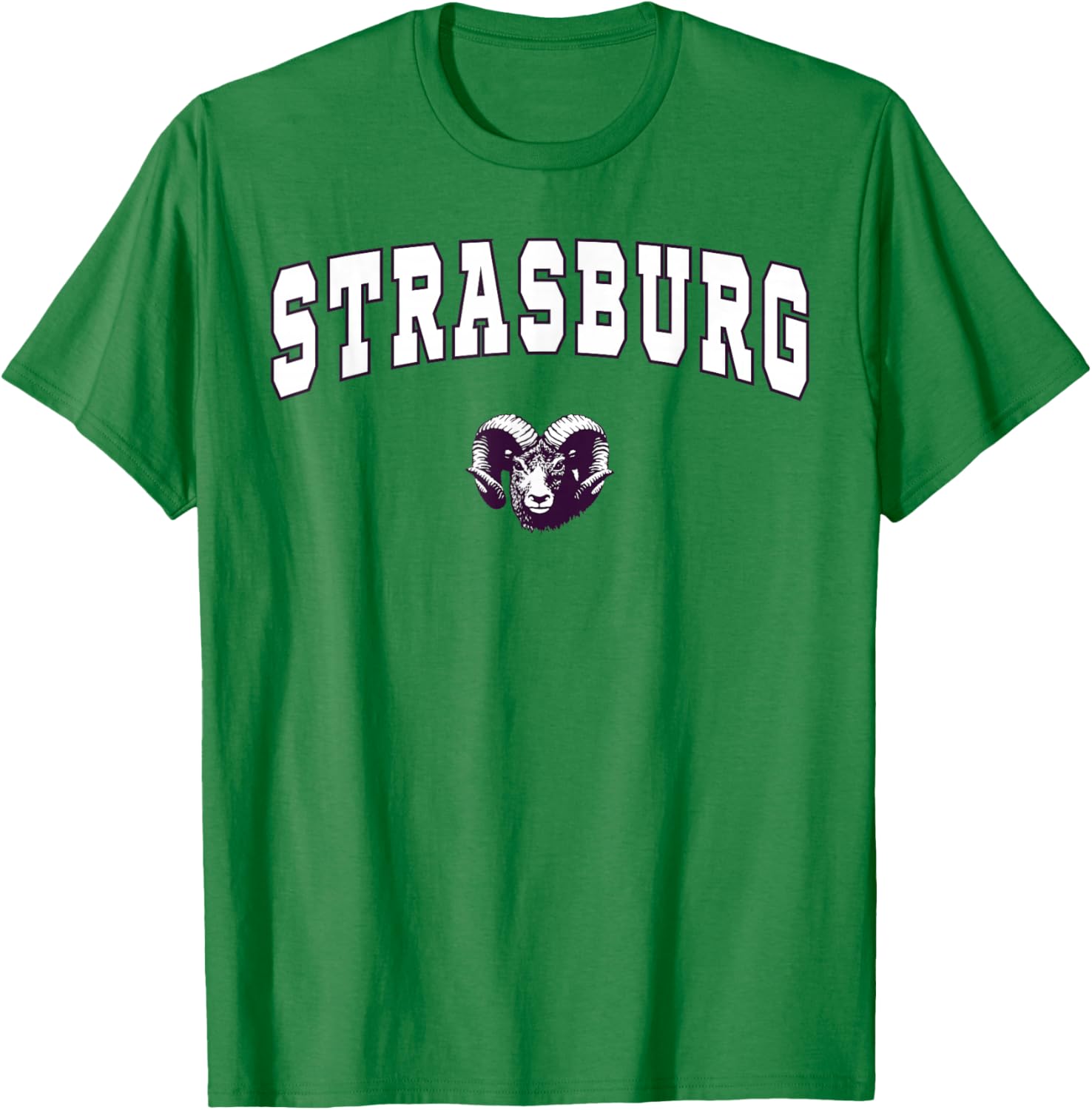 Strasburg High School Rams T-Shirt - T-Shirt | Irish Green