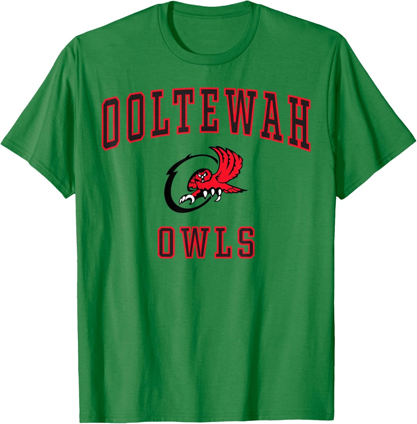 Ooltewah High School Owls C1 T-Shirt - T-Shirt | Irish Green