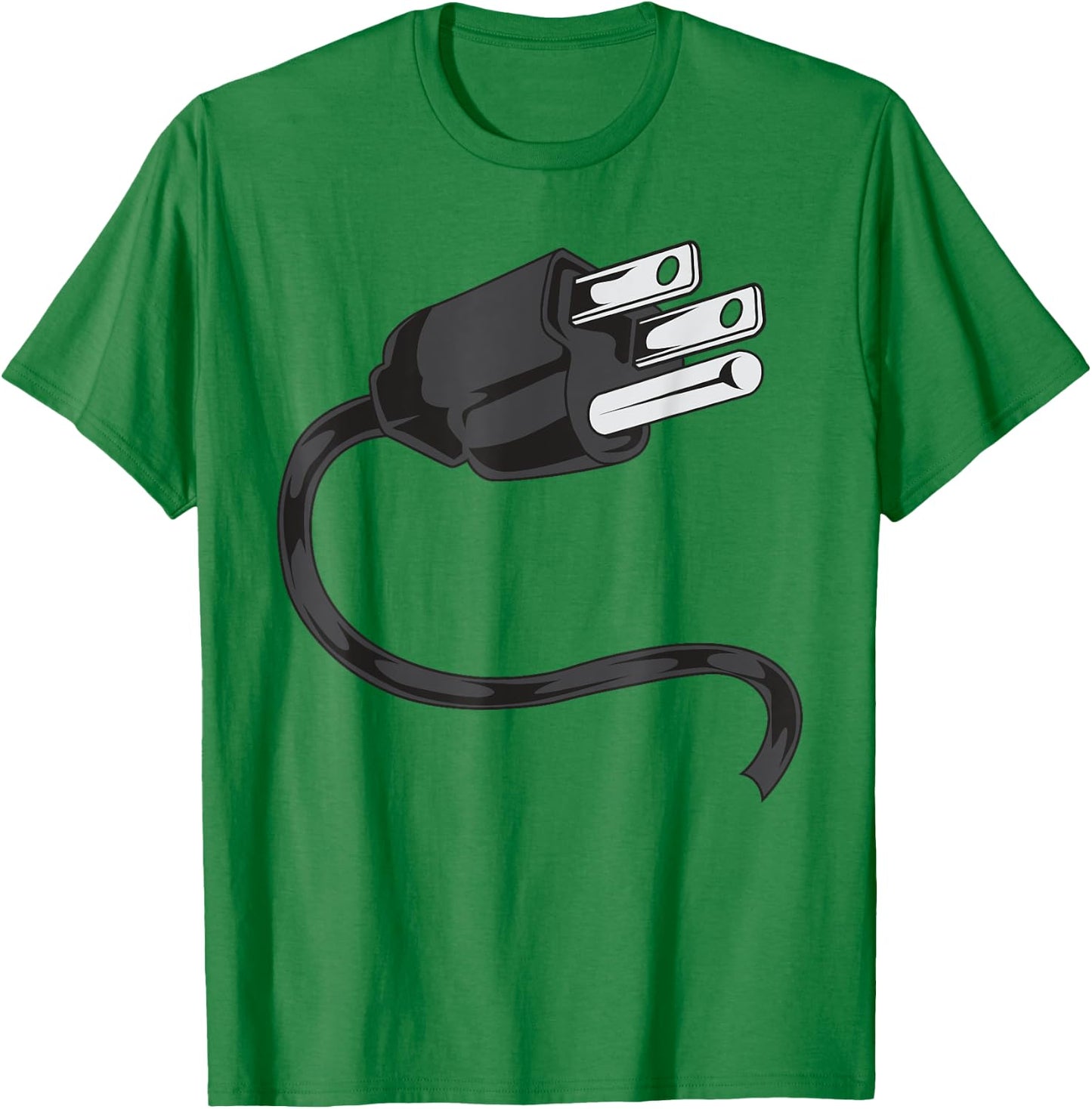 Electrical Outlet Plug and Socket Couples Costume Halloween T-Shirt - T-Shirt | Irish Green