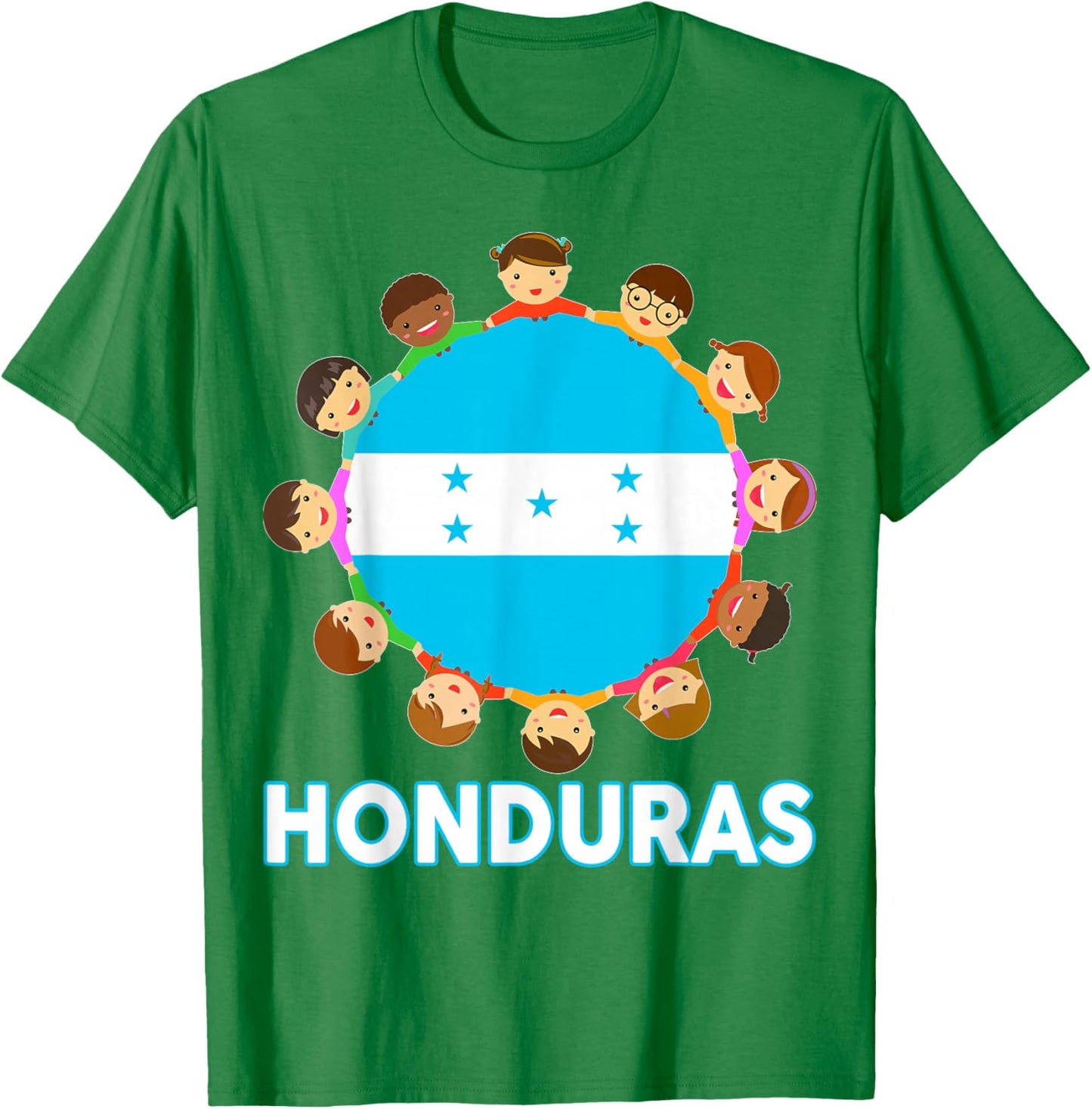 Women Honduras Flag Kids Toddler Honduran Hispanic Heritage T-Shirt - T-Shirt | Irish Green