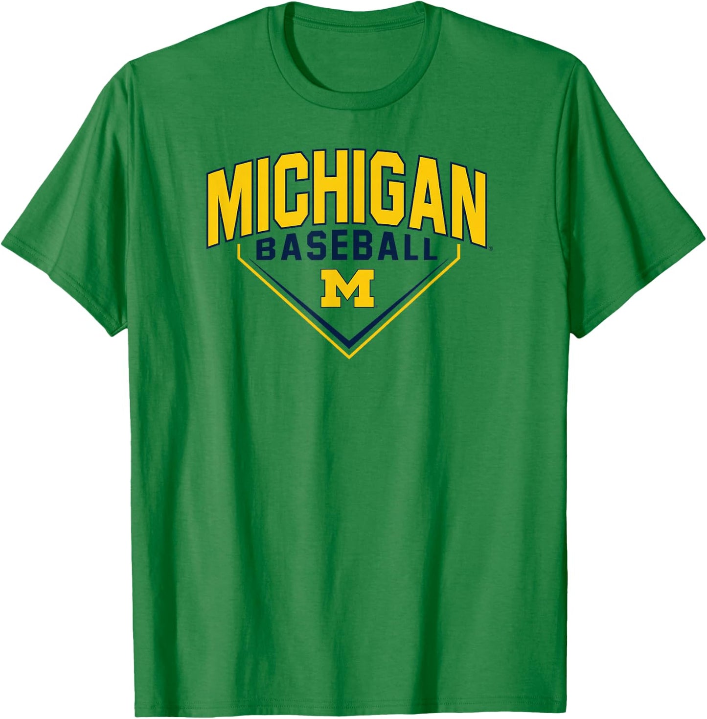 Michigan Wolverines Baseball Bullpen Logo T-Shirt - T-Shirt | Irish Green