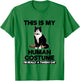 This Is My Human Costume Shirt Funny Tuxedo Cat Kitten Lover T-Shirt - T-Shirt | Irish Green