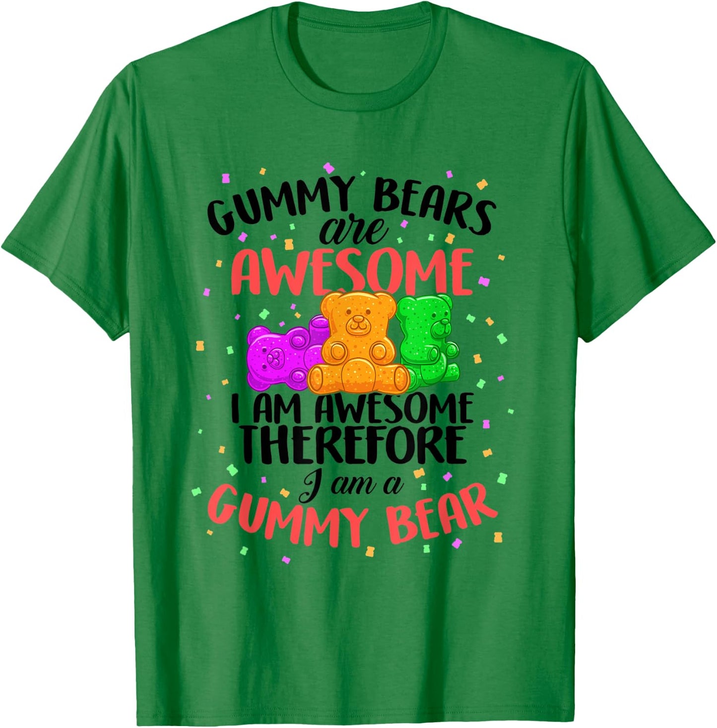 Gummy Bear Dancing Animal Candy for Adult Youth Kids Gift Small T-Shirt - T-Shirt | Irish Green