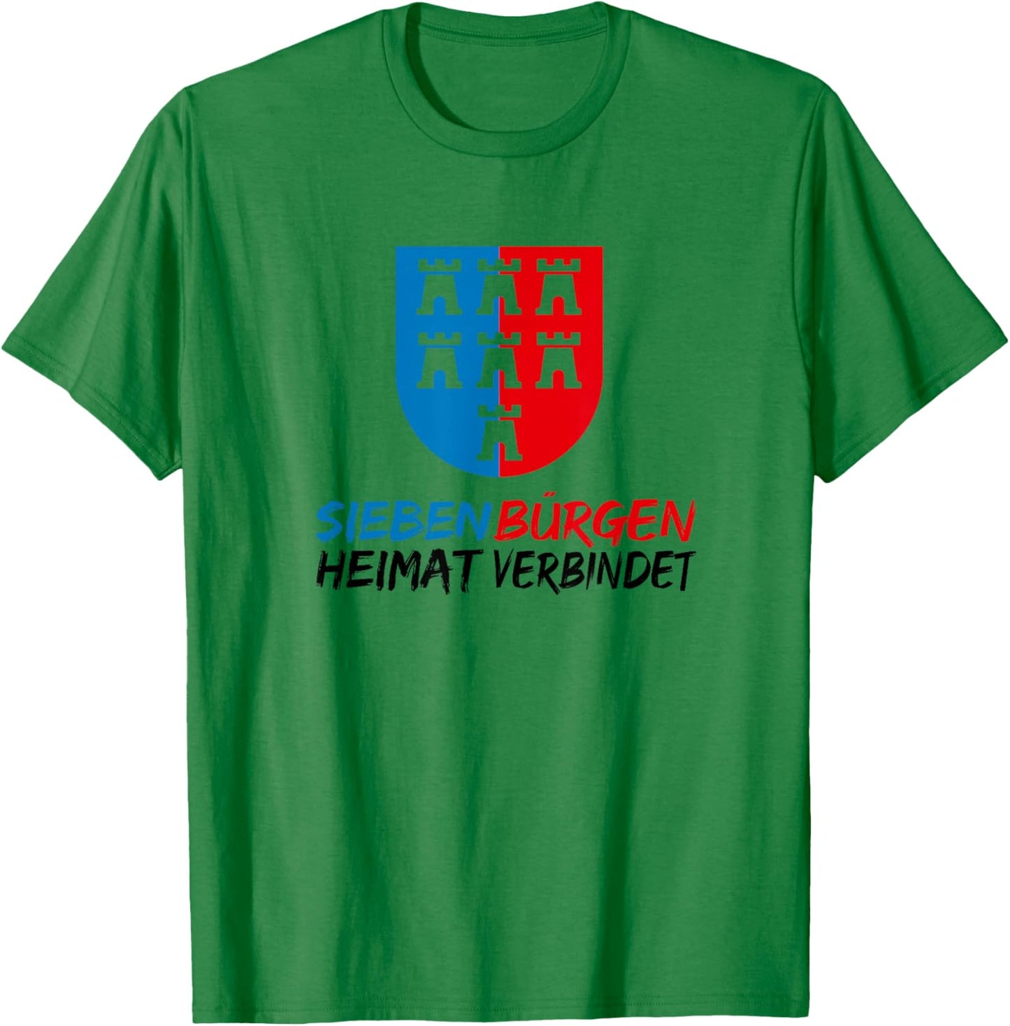 Modernes Siebenbürger Sachsen Siebenbürgen T-Shirt - T-Shirt | Irish Green