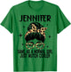 SwiftStyle Apparel JENNIFER Costume Cute Definition Personalized Name JENNIFER , Small, Grey T-Shirt - T-Shirt | Irish Green